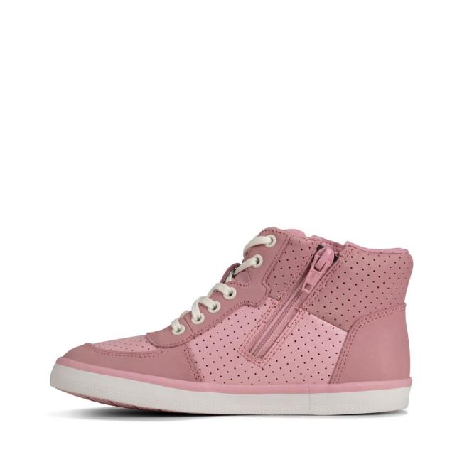 Originals Botas Clarks City Flake Kid Menina Rosa | CLK493XSI