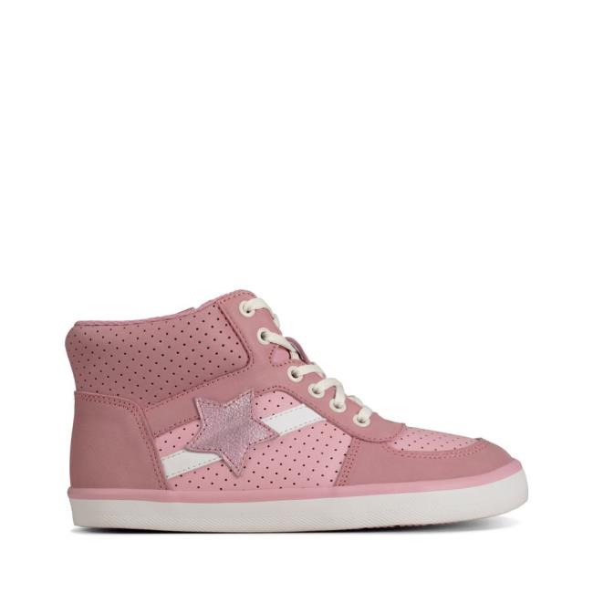 Originals Botas Clarks City Flake Kid Menina Rosa | CLK493XSI