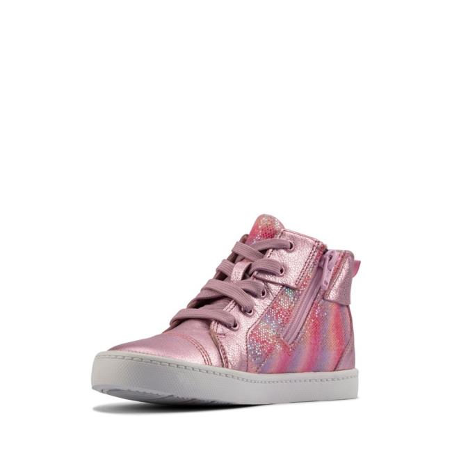 Originals Botas Clarks City Myth Kid Menina Luz Rosa | CLK153UOE