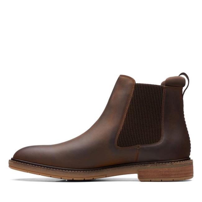 Originals Botas Clarks Clarkdale Hall Masculino Marrom | CLK639EDV