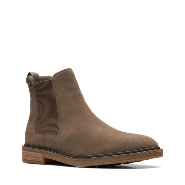 Originals Botas Clarks Clarkdale Hall Masculino Cinzentas | CLK851DRT