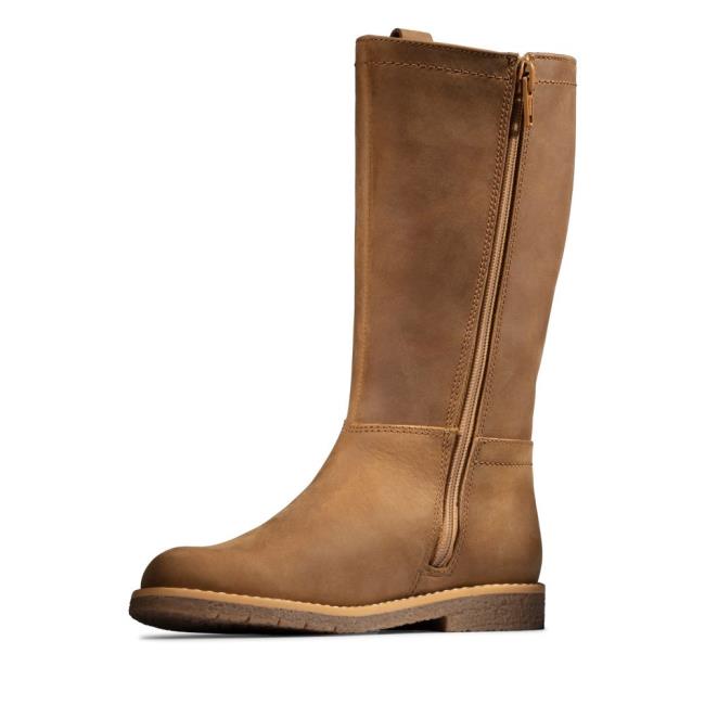 Originals Botas Clarks Comet Wild Kid Menina Marrom | CLK436GBU