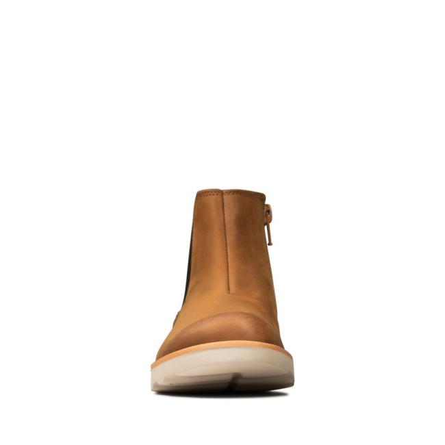 Originals Botas Clarks Crown Halo Kid Menino Marrom | CLK803HKY