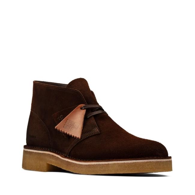 Originals Botas Clarks Desert Boot 221 Masculino Marrom Escuro | CLK471XDE