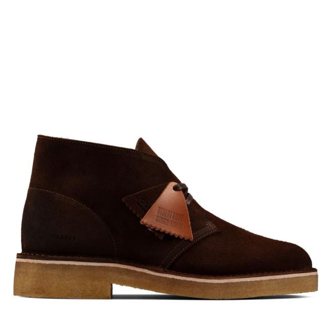 Originals Botas Clarks Desert Boot 221 Masculino Marrom Escuro | CLK471XDE