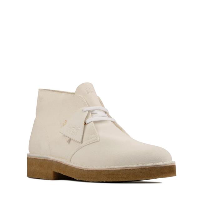 Originals Botas Clarks Desert Boot 221 Masculino Branco | CLK801PAK