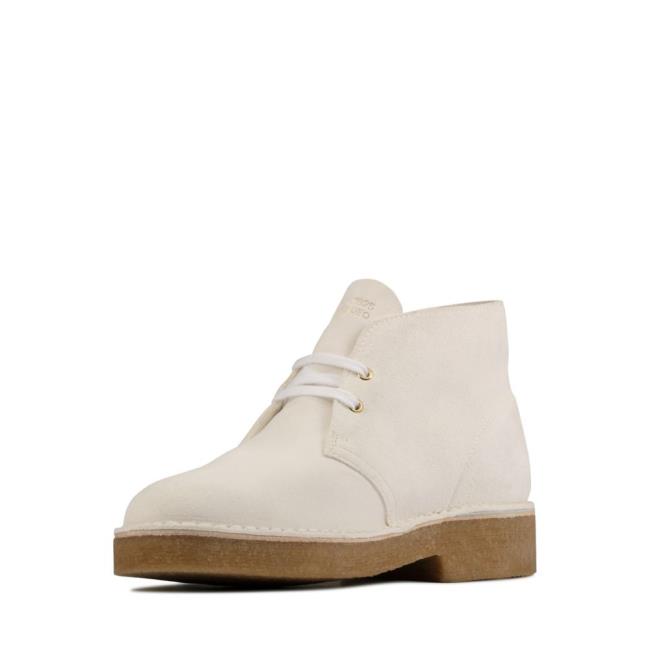 Originals Botas Clarks Desert Boot 221 Masculino Branco | CLK801PAK