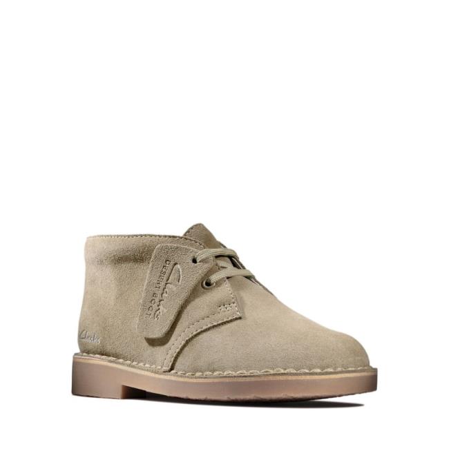 Originals Botas Clarks Desert Boot 2 Kid Menino Marrom | CLK581SDE