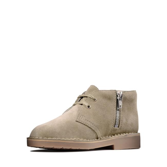 Originals Botas Clarks Desert Boot 2 Kid Menino Marrom | CLK581SDE