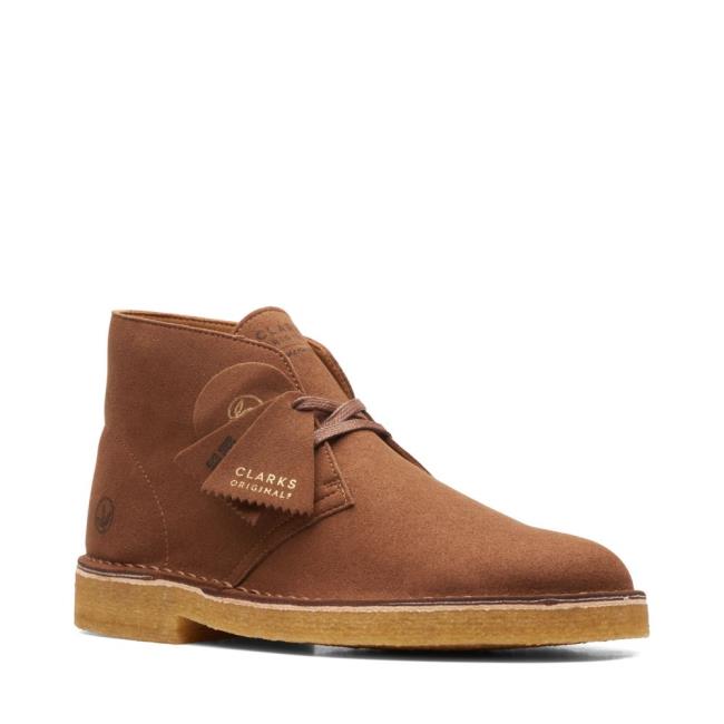 Originals Botas Clarks Desert Boot Masculino Marrom | CLK389BDG