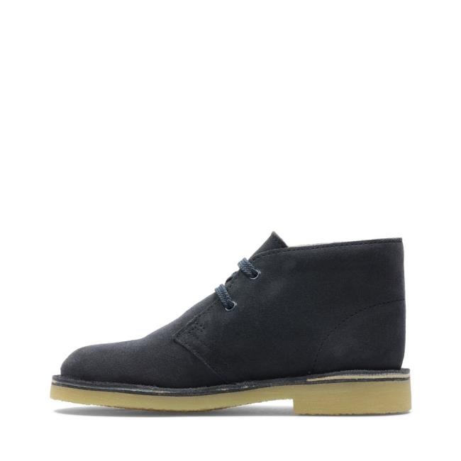 Originals Botas Clarks Desert Boot.. Menino Azul Marinho | CLK041MTL