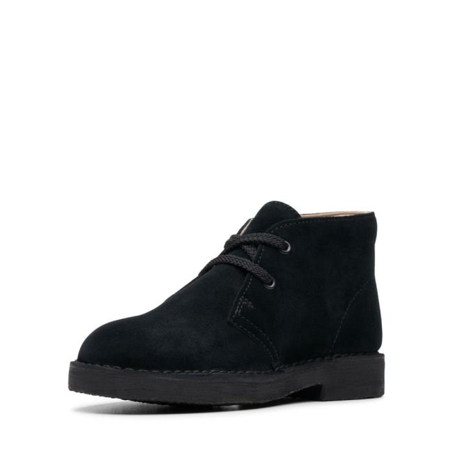 Originals Botas Clarks Desert Boot.. Menino Pretas | CLK057ANX