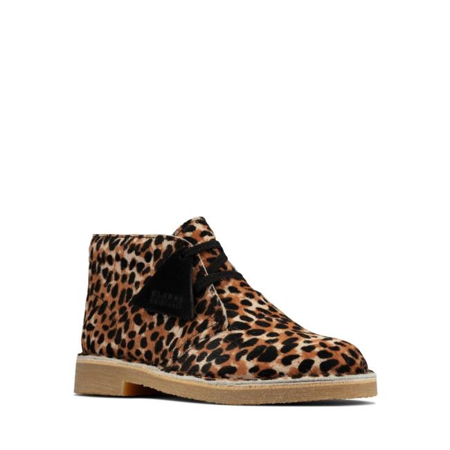 Originals Botas Clarks Desert Boot.. Menino Leopardo | CLK890MKU