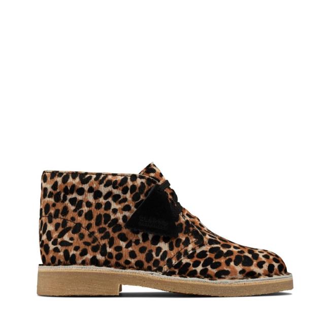 Originals Botas Clarks Desert Boot.. Menino Leopardo | CLK890MKU