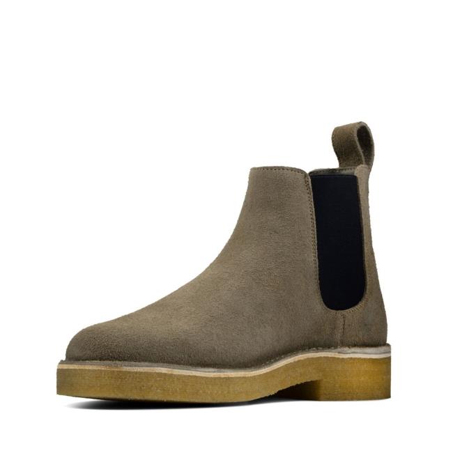 Originals Botas Clarks Desert Chelsea 2 Masculino Cinzentas | CLK780RAW