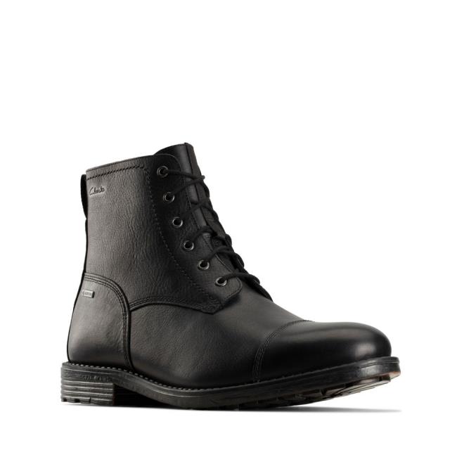 Originals Botas Clarks Foxwell Hi GORE-TEX Masculino Pretas | CLK967BHK