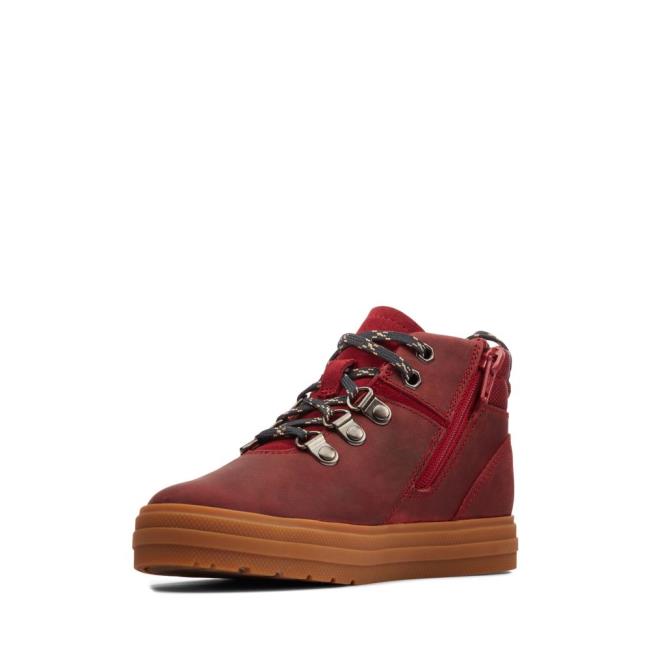 Originals Botas Clarks Nova Hike Kid Menina Bordeaux | CLK407WZX