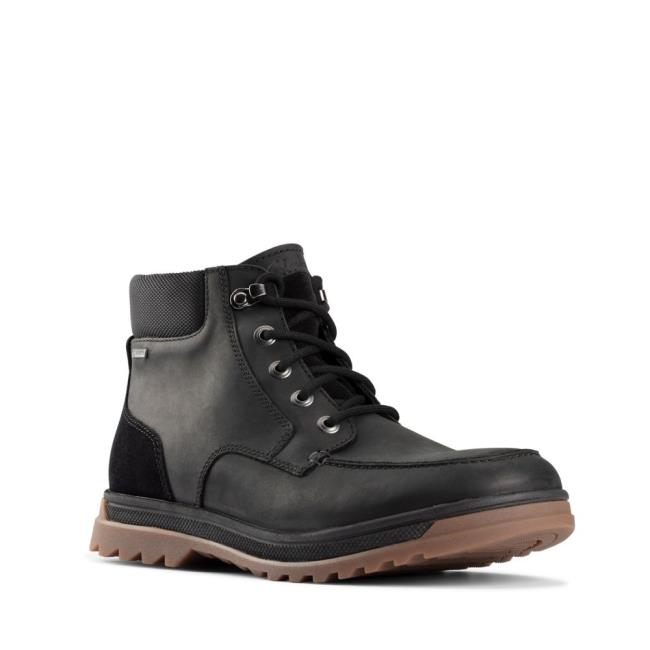 Originals Botas Clarks Ripway Hi GTX Masculino Pretas | CLK769SEP