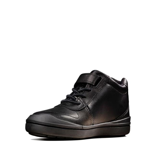 Originals Botas Clarks Rock Stride Kid Menino Pretas | CLK158IPX