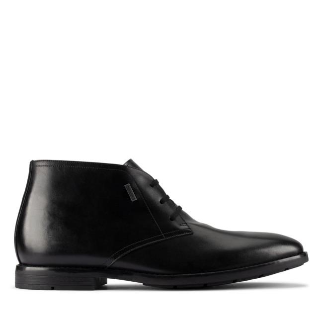 Originals Botas Clarks Ronnie Lo GORE-TEX Masculino Pretas | CLK075QVD