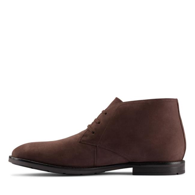 Originals Botas Clarks Ronnie Lo GORE-TEX Masculino Marrom Escuro | CLK935DYA