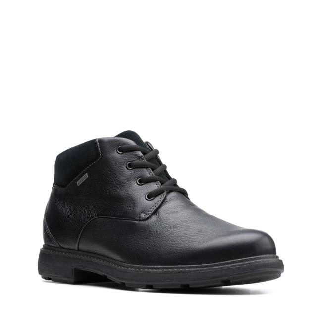 Originals Botas Clarks Un Tread Up GORE-TEX 2 Masculino Pretas | CLK463XNO