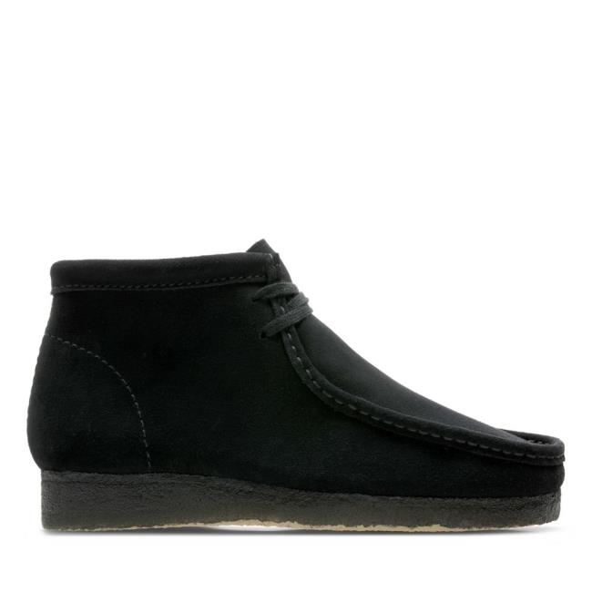 Originals Botas Clarks Wallabee Boot Masculino Pretas | CLK256KXS