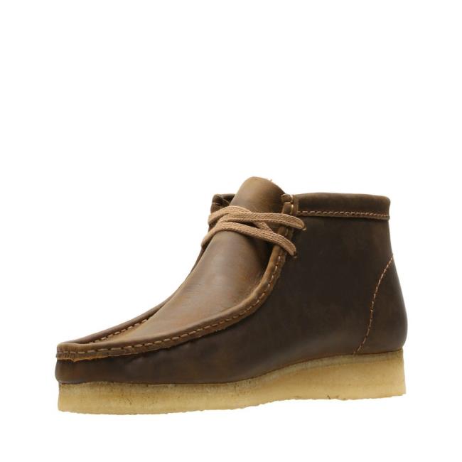 Originals Botas Clarks Wallabee Boot Masculino Marrom | CLK765AKQ