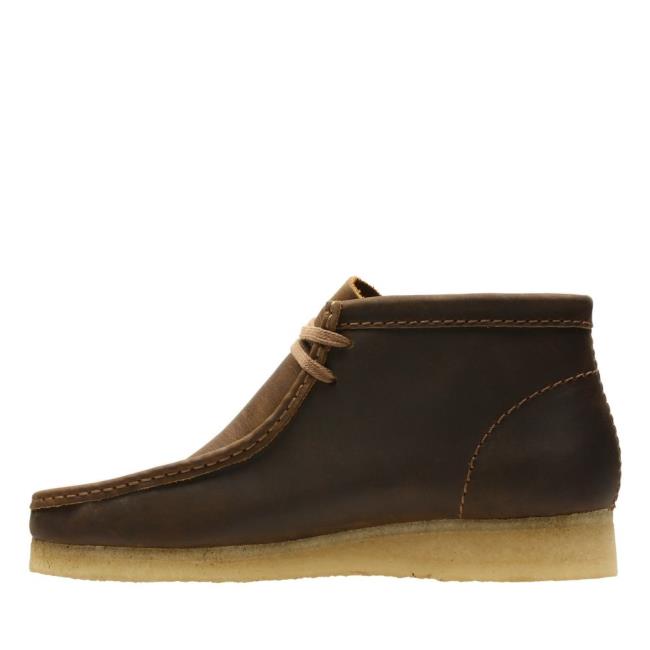 Originals Botas Clarks Wallabee Boot Masculino Marrom | CLK765AKQ