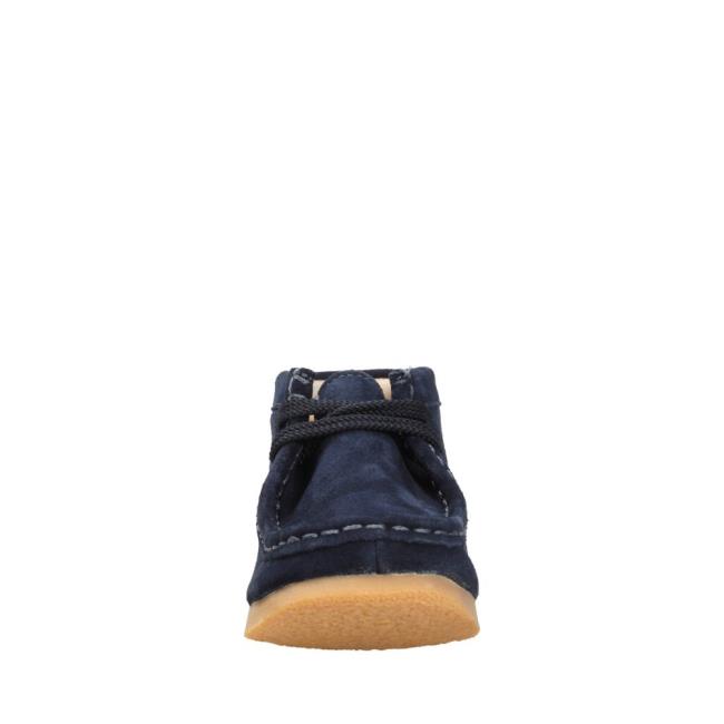 Originals Botas Clarks Wallabee Boot Menino Azul Marinho | CLK354EHM