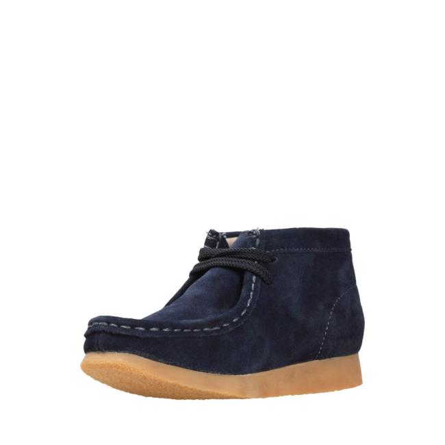 Originals Botas Clarks Wallabee Boot Menino Azul Marinho | CLK354EHM