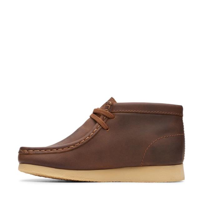 Originals Botas Clarks Wallabee Boot Menino Marrom | CLK429JZU