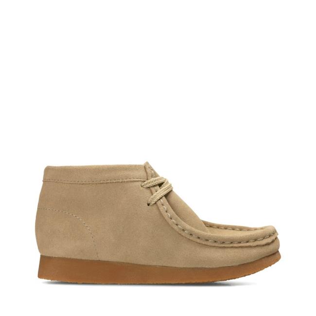 Originals Botas Clarks Wallabee Boot Menino Marrom | CLK784CPS