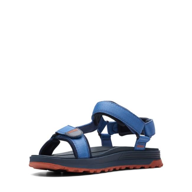 Sandalias Clarks ATL Trek Sea Masculino Azul Marinho | CLK840LIQ