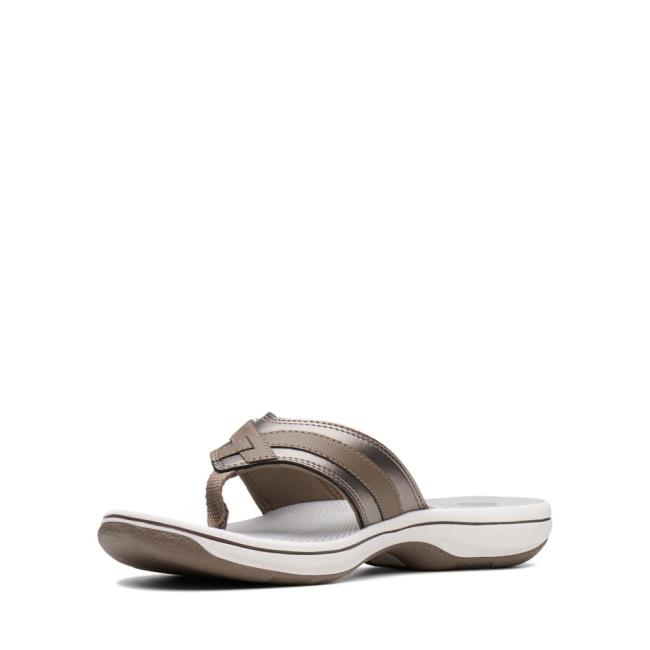 Sandalias Clarks Brinkley Sea Feminino Azuis Cinzentas | CLK653JUQ