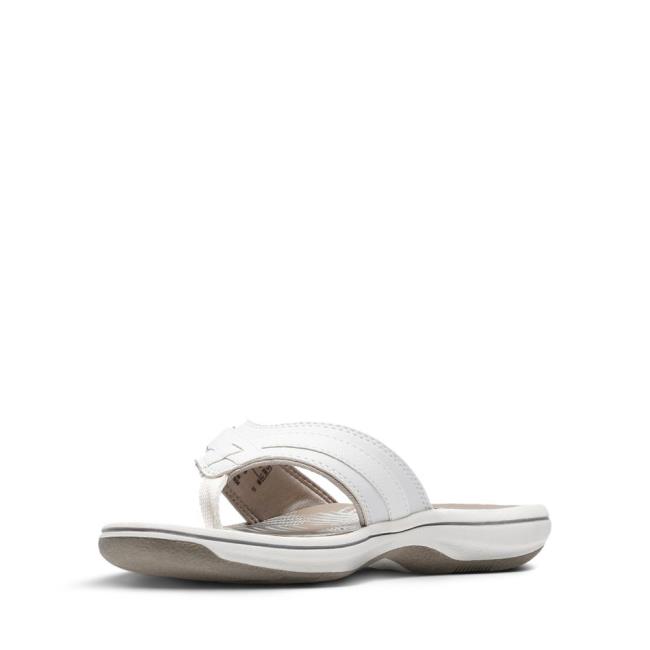 Sandalias Clarks Brinkley Sea Feminino Branco | CLK381GNR