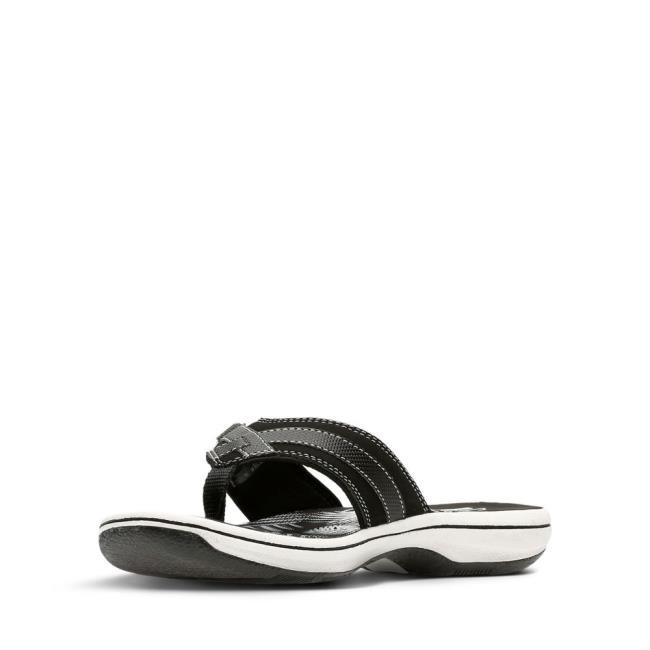 Sandalias Clarks Brinkley Sea Feminino Pretas | CLK890GMC