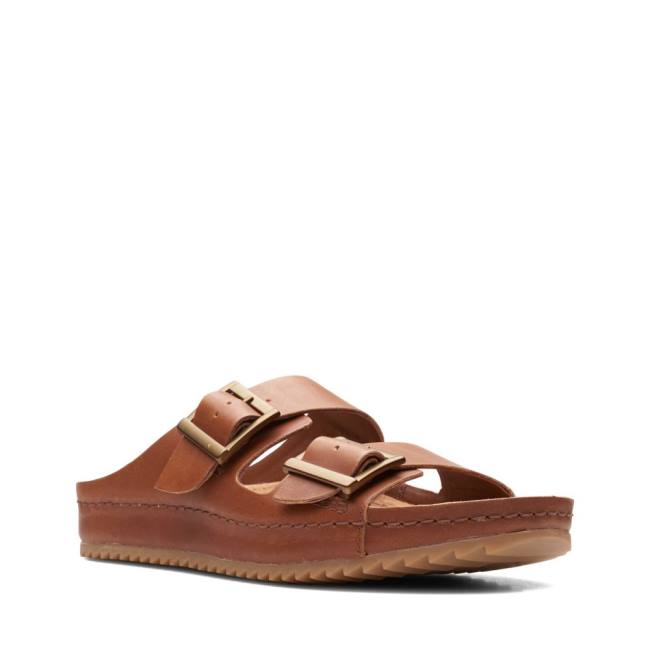 Sandalias Clarks Brookleigh Sun Feminino Marrom | CLK809SQZ