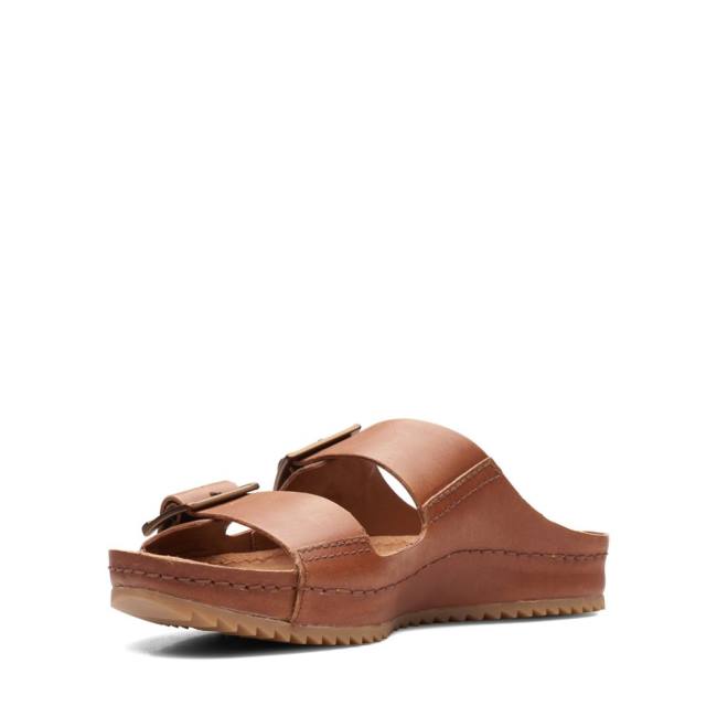 Sandalias Clarks Brookleigh Sun Feminino Marrom | CLK809SQZ