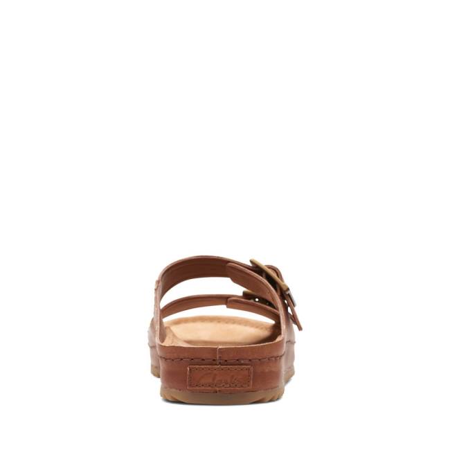 Sandalias Clarks Brookleigh Sun Feminino Marrom | CLK809SQZ