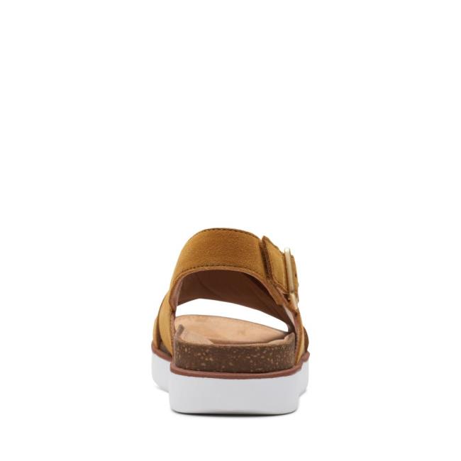 Sandalias Clarks Elayne Cross Feminino Marrom | CLK709SGX