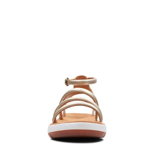 Sandalias Clarks Jemsa Estilo Feminino Sliver | CLK219OKX