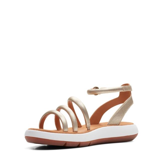 Sandalias Clarks Jemsa Estilo Feminino Sliver | CLK219OKX