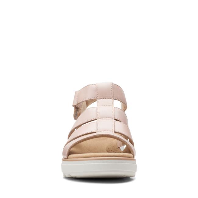 Sandalias Clarks Jillian Quartz Feminino Rosa | CLK918YMZ