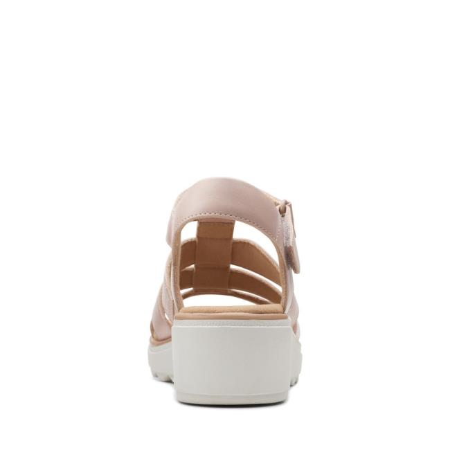 Sandalias Clarks Jillian Quartz Feminino Rosa | CLK918YMZ