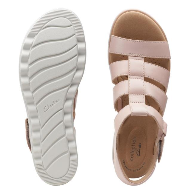 Sandalias Clarks Jillian Quartz Feminino Rosa | CLK918YMZ