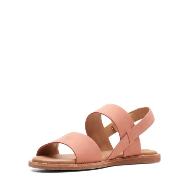 Sandalias Clarks Karsea Alças Feminino Luz Coral | CLK901OTI