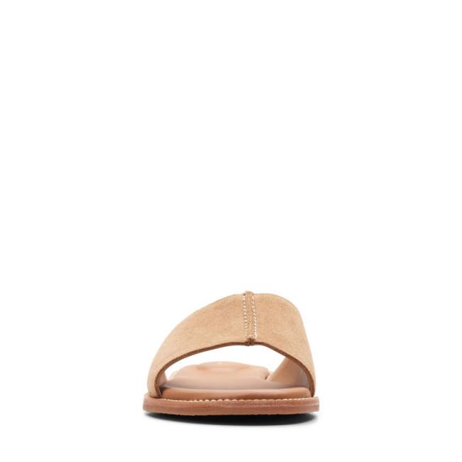 Sandalias Clarks Karsea Mule Feminino Caqui | CLK518HSO