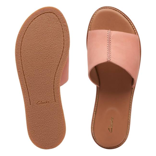 Sandalias Clarks Karsea Mule Feminino Rosa | CLK635QME