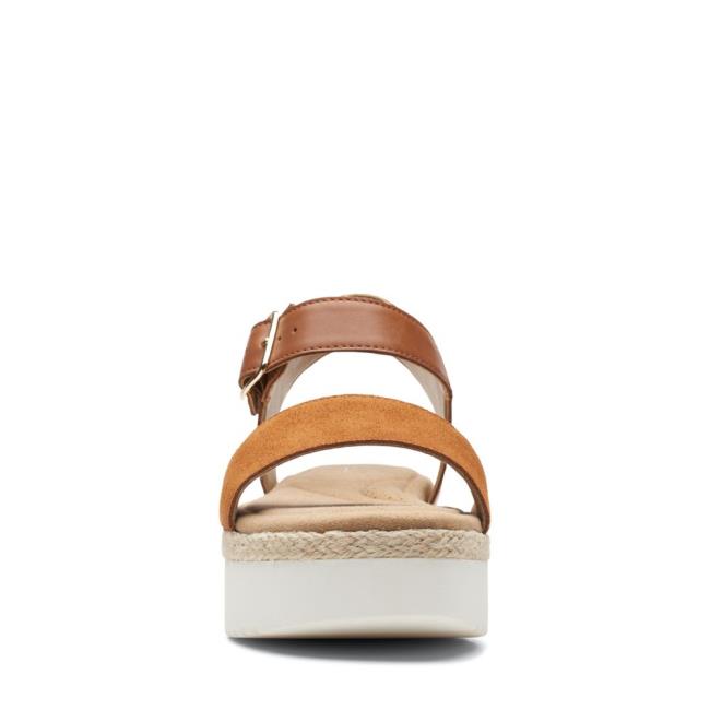 Sandalias Clarks Lana Shore Feminino Marrom Escuro | CLK438YRE